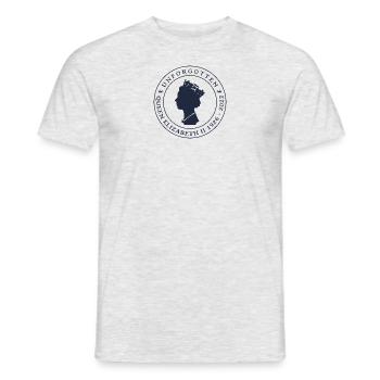 Queen Elizabeth II - Männer T-Shirt - Grau meliert - Vorne - AI Model Male 178 dark (178cm)