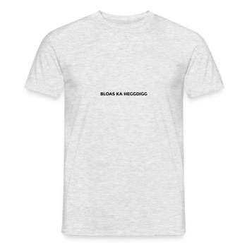Bloas ka heggdigg - montserrat - Männer T-Shirt - Grau meliert - Vorne - AI Model Male 178 dark (178cm)