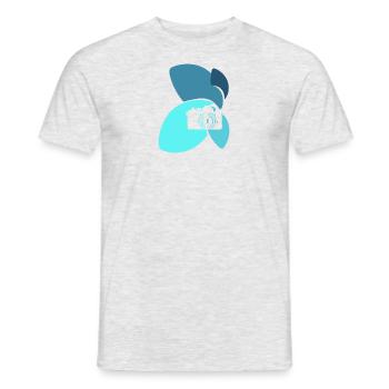Photography Photographer SLR Camera - Men's T-Shirt - heather grey - Front - AI Model Male 178 dark (178cm)