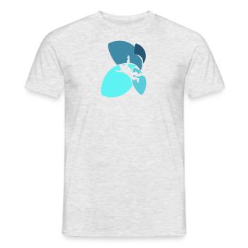 Skydiving Adrenalin Parachuting - Männer T-Shirt - Grau meliert - Vorne - AI Model Male 178 dark (178cm)