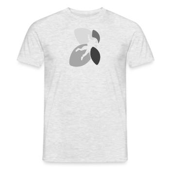 Skydive Base Jumping Freefall - Men's T-Shirt - heather grey - Front - AI Model Male 178 dark (178cm)