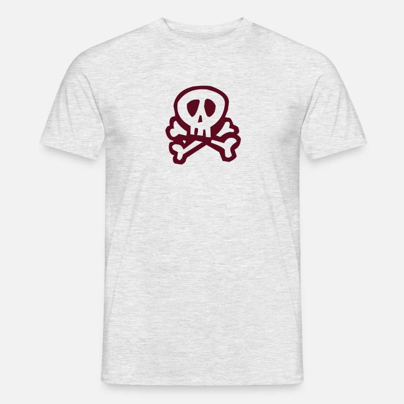 Comic Pirate Skull - Männer T-Shirt - undefined