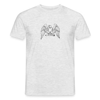 Eagle - Men's T-Shirt - heather grey - Front - AI Model Male 178 dark (178cm)