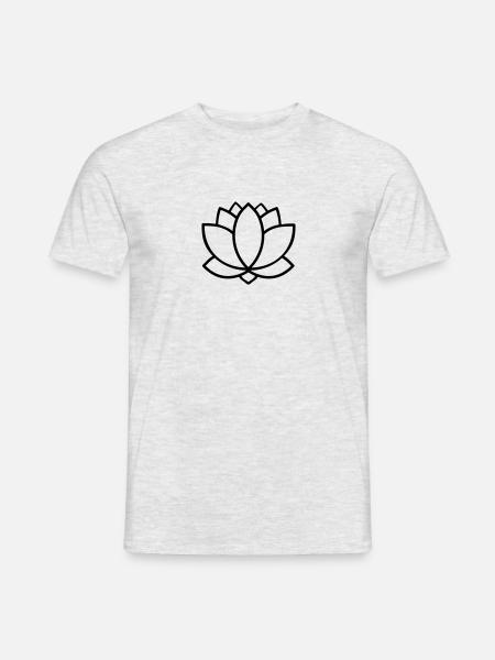 lotus - Men's T-Shirt - heather grey