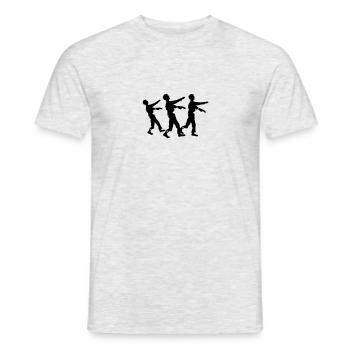 Zombies - Men's T-Shirt - heather grey - Front - AI Model Male 178 dark (178cm)