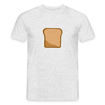 Toast - Männer T-Shirt - Grau meliert - Vorne - AI Model Male 178 dark (178cm)