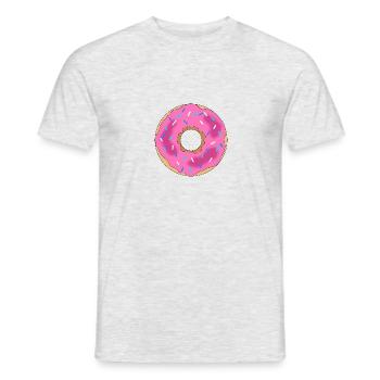 Donut - Männer T-Shirt - Grau meliert - Vorne - AI Model Male 178 dark (178cm)