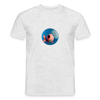 Seltsame Form in einem Aquarium - Männer T-Shirt - Grau meliert - Vorne - AI Model Male 178 dark (178cm)