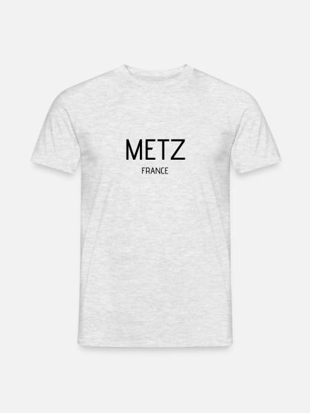 Metz - T-shirt homme - gris chiné