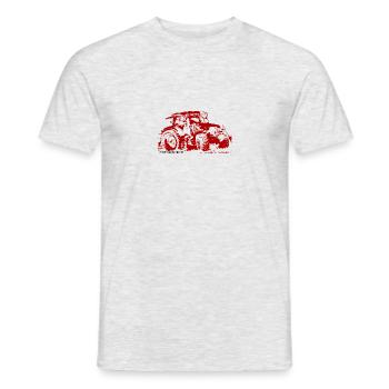 impressionen vom land - Männer T-Shirt - Grau meliert - Vorne - AI Model Male 178 dark (178cm)