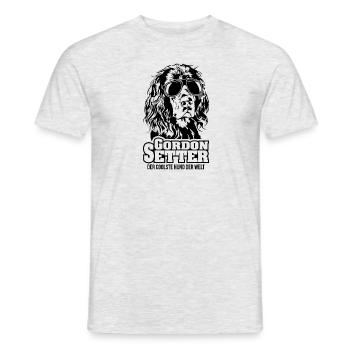 GORDON SETTER coolster Hund Hundespruch Hunde - Männer T-Shirt - Grau meliert - Vorne - AI Model Male 178 dark (178cm)