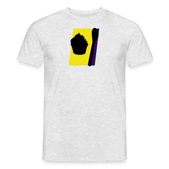 Muffin Cupcake Bake - Men's T-Shirt - heather grey - Front - AI Model Male 178 dark (178cm)