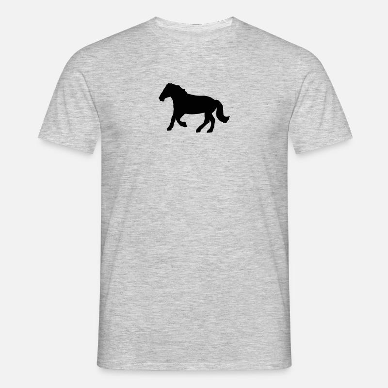 Fritz der Blitz - Männer T-Shirt - Grau meliert