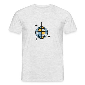 #Sommer #Urlaub #BeachVibes #Sonnenzeit #DesignOhn - Männer T-Shirt - Grau meliert - Vorne - AI Model Male 178 dark (178cm)