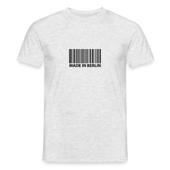 made in berlin - Men's T-Shirt - heather grey - Front - AI Model Male 178 dark (178cm)