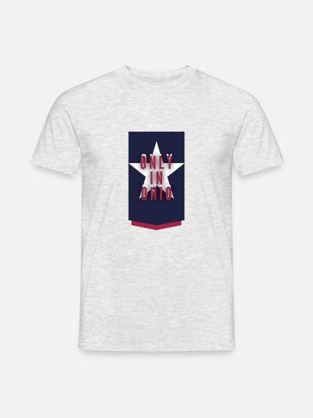 Only in Ohio - Männer T-Shirt - Grau meliert