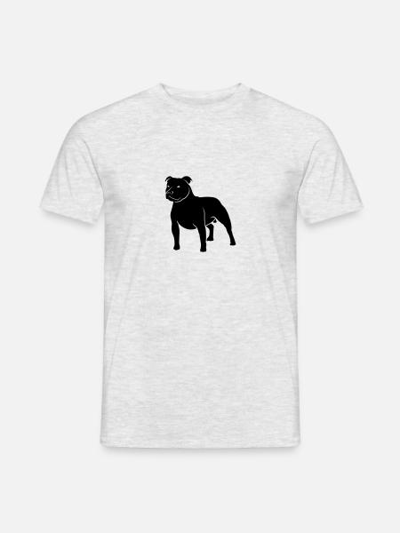 hunde_dogs_pitus - Men's T-Shirt - heather grey