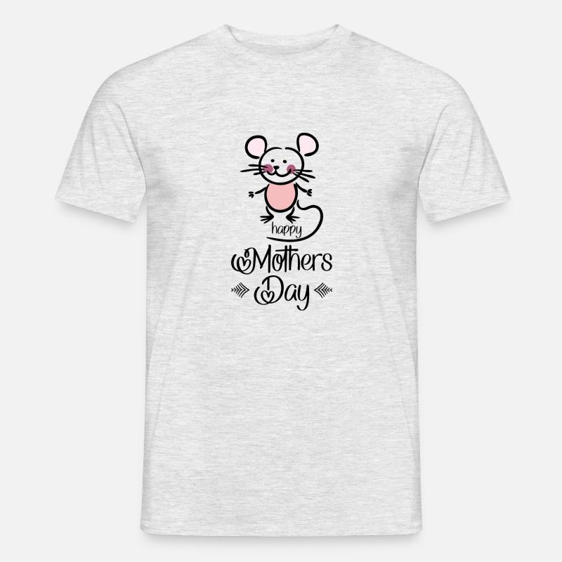 Muttertag - Männer T-Shirt - Grau meliert