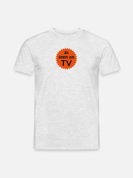 as seen on tv - T-shirt homme - gris chiné
