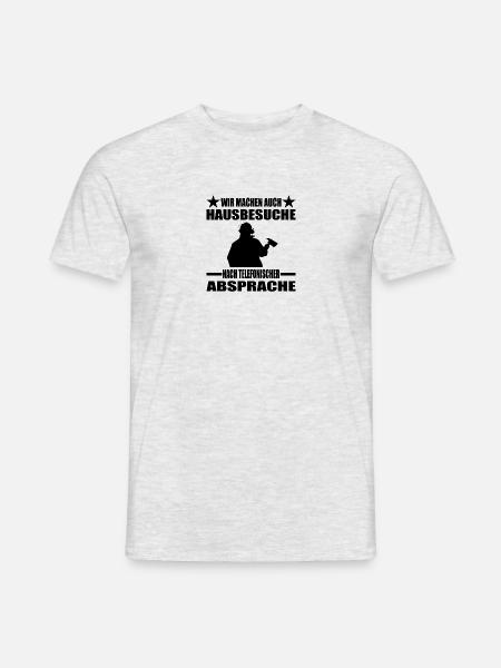 Feuerwehr - Männer T-Shirt - Grau meliert