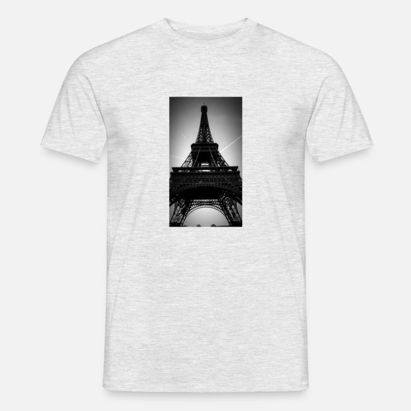 Eifelturm Paris / tour Eiffel - Männer T-Shirt - Grau meliert