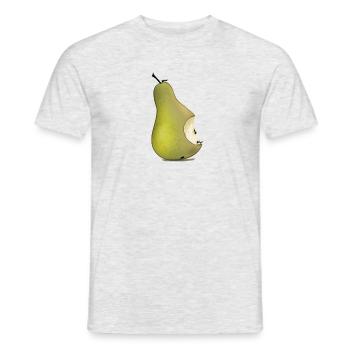 Birne - Männer T-Shirt - Grau meliert - Vorne - AI Model Male 178 dark (178cm)
