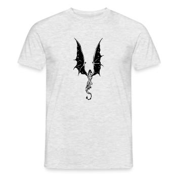 Dragon - Men's T-Shirt - heather grey - Front - AI Model Male 178 dark (178cm)