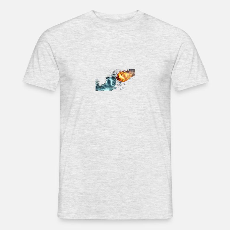 Element - Männer T-Shirt - Grau meliert
