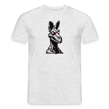 Känguru / Tier / Australien / Beuteltier / Outback - Männer T-Shirt - Grau meliert - Vorne - AI Model Male 178 dark (178cm)