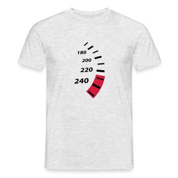 highspeed - T-shirt homme - gris chiné - Devant - AI Model Male 178 dark (178cm)