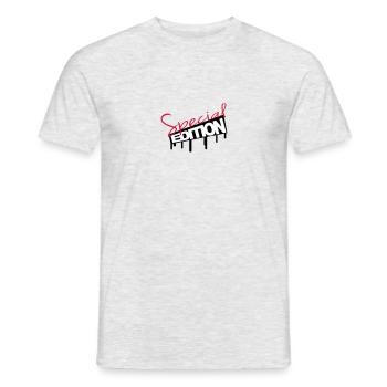 Special Edition Graffiti - Männer T-Shirt - Grau meliert - Vorne - AI Model Male 178 dark (178cm)