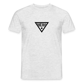 Hero Symbol - Men's T-Shirt - heather grey - Front - AI Model Male 178 dark (178cm)