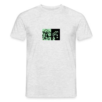 Neon Film - Männer T-Shirt - Grau meliert - Vorne - AI Model Male 178 dark (178cm)