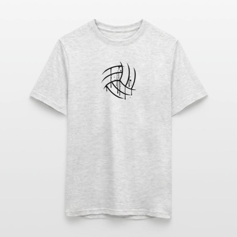 semicircle round text pattern scratch old cracks v Men’s T-shirt