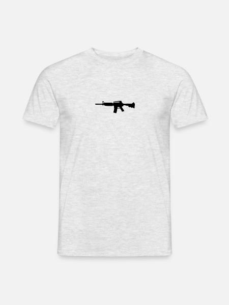 rifle 147354 640 - Men's T-Shirt - heather grey