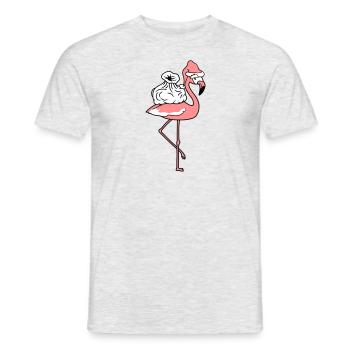 cadeaux d'hiver noël sac nicholas santa c - T-shirt homme - gris chiné - Devant - AI Model Male 178 dark (178cm)