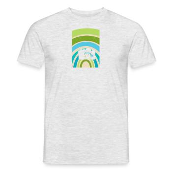 Photography Digital Camera Picture - Men's T-Shirt - heather grey - Front - AI Model Male 178 dark (178cm)