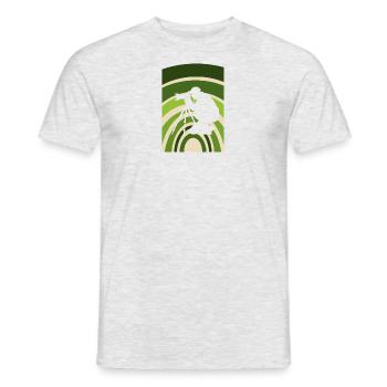 Fotografie Fotograf Objektiv - Männer T-Shirt - Grau meliert - Vorne - AI Model Male 178 dark (178cm)