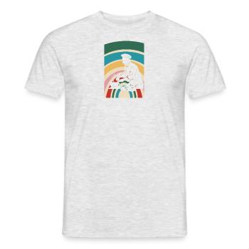 Cooking Chef - Men's T-Shirt - heather grey - Front - AI Model Male 178 dark (178cm)