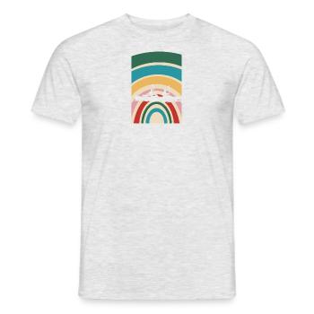 Kajak Rudern Paddeln - Männer T-Shirt - Grau meliert - Vorne - AI Model Male 178 dark (178cm)