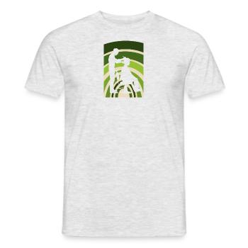 Coiffeur Coiffure Ciseaux - T-shirt homme - gris chiné - Devant - AI Model Male 178 dark (178cm)