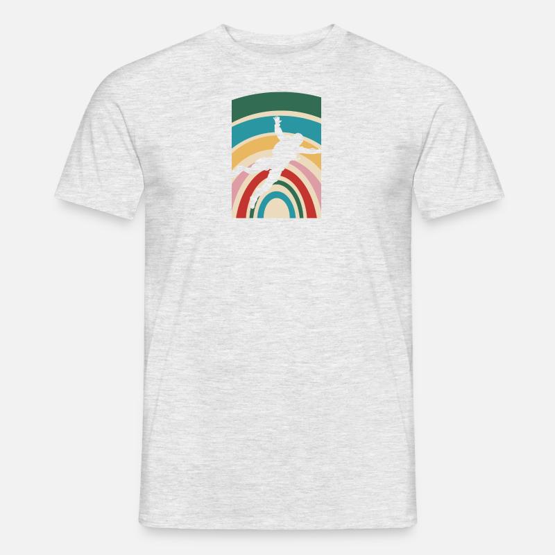 Skydive Skydiving Luft - Männer T-Shirt - Grau meliert