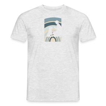 Dog training - Men's T-Shirt - heather grey - Front - AI Model Male 178 dark (178cm)