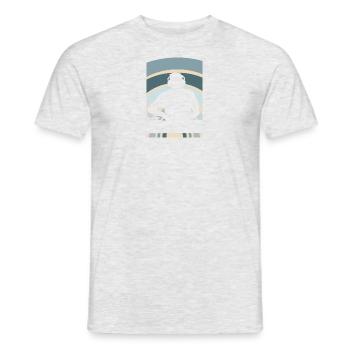 DJ Discjockey - Männer T-Shirt - Grau meliert - Vorne - AI Model Male 178 dark (178cm)