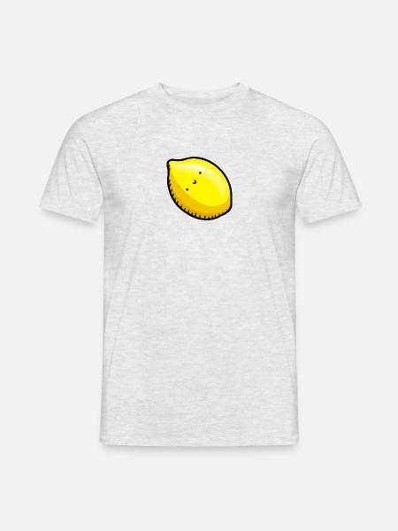 lemon - Men's T-Shirt - heather grey