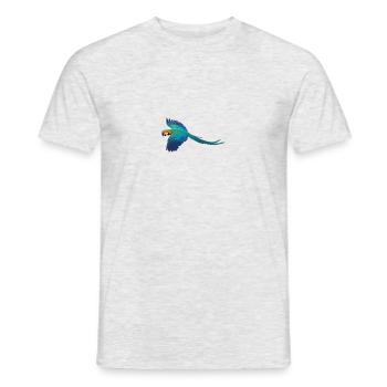 Macaw - Men's T-Shirt - heather grey - Front - AI Model Male 178 dark (178cm)