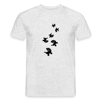 Stroller baby - Men's T-Shirt - heather grey - Front - AI Model Male 178 dark (178cm)