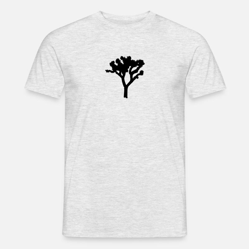 Joshua Tree - Männer T-Shirt - Grau meliert