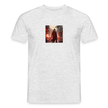 Assassin - Männer T-Shirt - Grau meliert - Vorne - AI Model Male 178 dark (178cm)