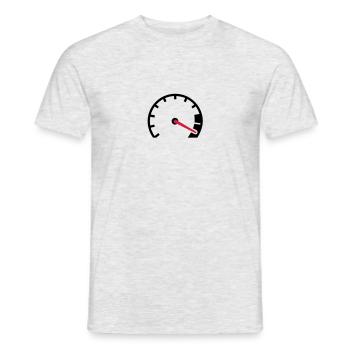 Tacho - Männer T-Shirt - Grau meliert - Vorne - AI Model Male 178 dark (178cm)
